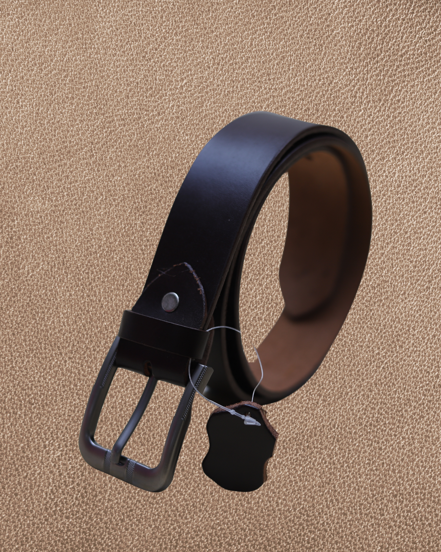 Plain Brown Leather Belt