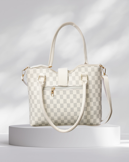Check Luxe Handbag