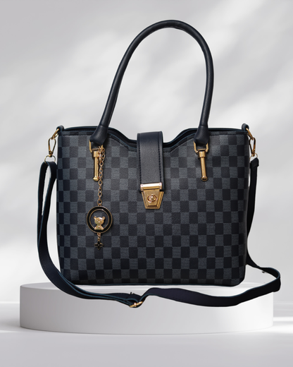 Check Luxe Handbag