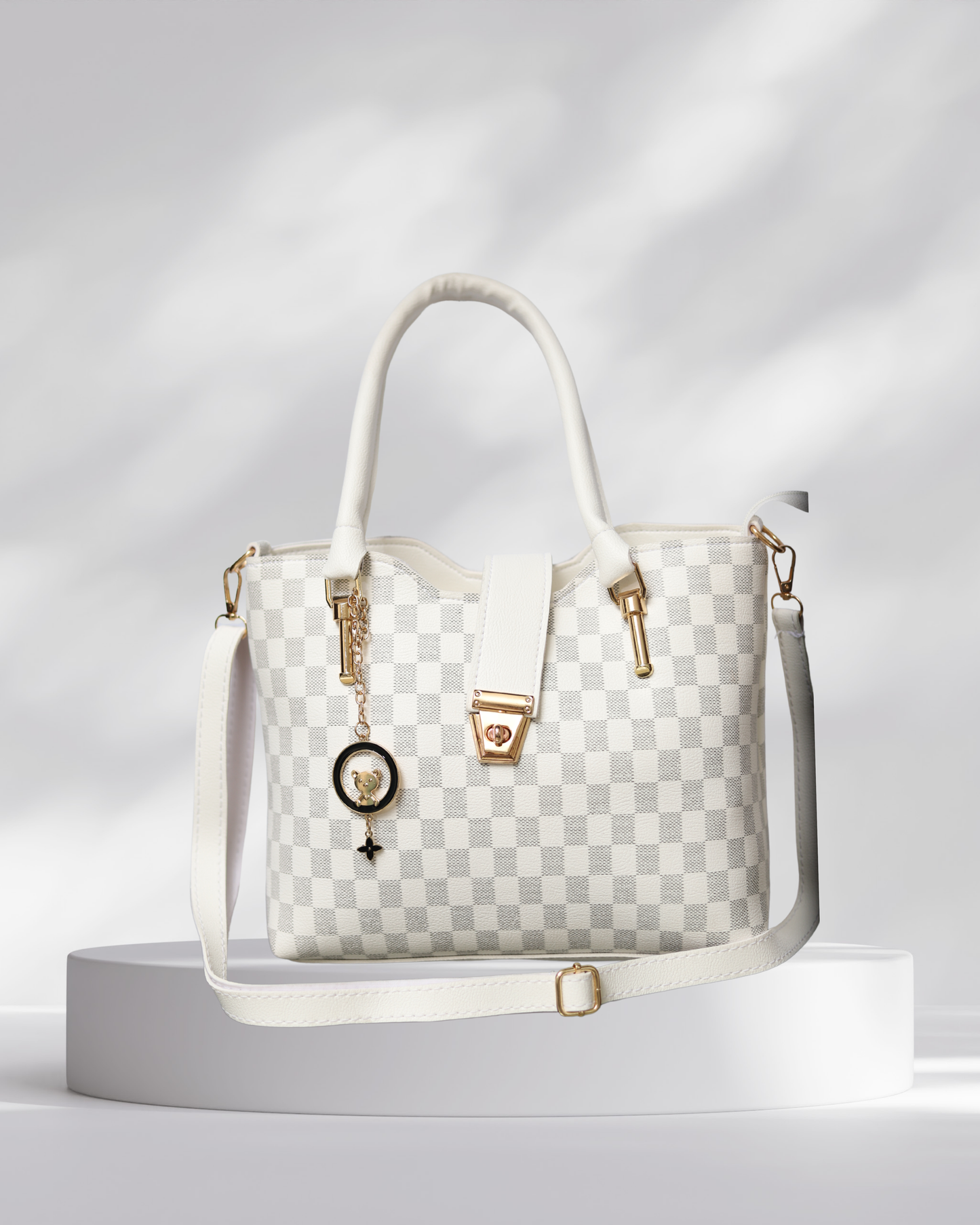 Check Luxe Handbag