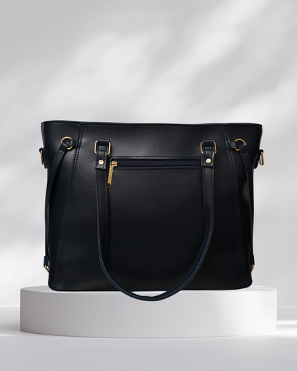 Blueish Black luxe bag